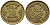 Марокко 10 франков 1952 АН1371, Мухаммед V (1346-1381) (1927-1962), французский протекторат KM 49 алюминиевая бронза 4397-636