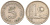 Малайзия 5 сенов 1967 здание парламента KM 2 медно-никель 3955-1161