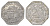 Нюрнберг трамвайный (транспортный) жетон в 20 пфеннигов ND (1920-1921) Дом-музей Men05 19256.8, Men18 24102.8 алюминий aUNC 4638-243