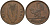 Ирландия 1 пенни 1941 курица с цыплятами KM 11 бронза 4144-1135