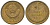 СССР 1 копейка 1991 Y 126a, Schon 75a латунь 4580-152