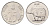 Индия 25 пайс 1993 KM 54 нержавеющая сталь UNC 4697-841