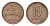Литва 10 центов (сентов) 1991 год-тип KM 88 бронза 4689-1053