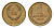 СССР 1 копейка 1985 Y 126a латунь UNC 4609-1152