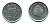 Нидерланды 25 центов 1979 Юлиана (1949-1980) KM 183 никель 76-528