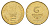 Индия 5 рупий 2010 XIX Игры Содружества в Индии KM 391 никель латунь UNC 4119-927