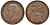 Великобритания 1 пенни 1920 Георг V (1910-1936) KM 810, Spink 4051 бронза 4123-1132