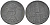 ДАНИЯ 1 ЭРЕ 1958 С; S, ФРЕДЕРИК IX (1947-1972) KM 839.2 цинк 4564-1139