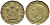 Великобритания 3 пенса 1944 Георг VI (1936-1952) KM 849, Spink 4112 никель латунь 4395-1144