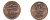 США 1 ЦЕНТ 2011 ЛИНКОЛЬН KM NEW цинк плакированный медью UNC 179-631