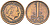 Нидерланды 1 цент 1950 Юлиана (1948-1980) КМ 180 бронза 214-1022