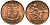 Филиппины 1 сентаво 1963 KM 186 бронза UNC M51-06