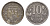 Изерлон 10 пфеннигов 1918 Funck 228.8, Men05 12307.15, Men18 15462.15 железо 4448-1137