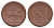 Вартенберг 50 пфеннигов 1921 Men05 9859.3, Men18 12285.3 фарфор 1094-7-25