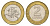 Литва 2 лита 1999 KM 112 биметалл 4633-856