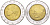 ИТАЛИЯ 500 ЛИР 1989 R, КРИВИНАЛЬСКИЙ ДВОРЕЦ В РИМЕ KM 111 биметалл 4551-546