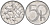 ЧЕХИЯ 50 ГЕЛЛЕРОВ 1996 KM 3.1 алюминий 4532-519