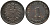 Германия 1 пфенниг 1888 J, старогербовка KM 1 медь 44-1226