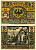 Германия, Бад-Нойенар 2 марки 1922 1 марта 1922 - 31 декабря 1922, нотгельд, REIHE 1, земля Рейнланд-Пфальц Grabowski 838.1а  бумага 7221-9-3-1