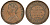 Британская Индия 1/4 анна 1862 Виктория (1837-1901) KM 467 медь 4556-416