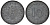 Германия 10 рейхспфеннигов 1943 A KM 101, J.371 цинк 4121-1041