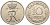 ДАНИЯ 10 ЭРЕ 1968 C;S, ФРЕДЕРИК IX (1947-1972) KM 849,1 медно-никель 201-1227