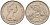 Новая Зеландия 5 центов 1972 Елизавета II (1952-2022), ящерица гаттерия KM 34.1 медно-никель    4602-653