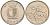Мальта 25 центов 1991 шиповник вечнозелёный KM 97 медно-никель 186-814
