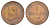 Папская область 1 сольдо 1866 R, Пий IX (1846-1878) KM 1372.1 медь 4652-723