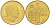 Монако 10 сантимов 1995 Ренье III (1949-2005) KM 142 алюминиевая бронза UNC 188-1054