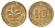ФРГ 10 пфеннигов 1988 F KM 108, J.383 сталь плакированная латунью 4606-1233