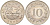 Мальта 10 центов 1972 баржа Великого магистра KM 11 медно-никель UNC 4587-712