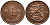 ФИНЛЯНДИЯ 1 ПЕННИ 1919 ПЕРВЫЙ ГОД KM 23 медь 4387-365