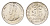 Цейлон 25 центов 1921 B, Георг V (1910-1936) KM 105a серебро UNC 1526-911