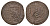 Испания 8 мараведи - Пиратские деньги 1617 с надчеканом 8 - Филипп III (1598-1621) 413-2341
