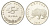 Хорватия 5 кун 2014 бурый медведь, четный год KM 23 медь цинк никель UNC 4660-431