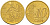 Франция 10 евроцентов 2001 KM 1285 латунь UNC 68-742