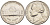 США 5 ЦЕНТОВ 1977 D, ДЖЕФФЕРСОН KM А192 медно-никель 4546-1146