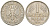 ФРГ 1 МАРКА 1954 J KM 110, J. 385 медно-никель 3718-1043