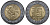 Мексика 5 песо 1999 Мо KM 605 биметалл UNC 3336-956