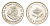 ЮАР 2 1/2 цента 1962 KM 58 серебро BU 4623-469
