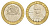 Чили 100 песо 2004 KM 236 биметалл UNC 4641-531