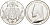 Кипр 12 фунтов 1974 Архиепископ Макариос III KM 9 серебро UNC 1095-1-51