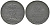 Дания 2 эре 1960 C; S, Фредерик IX (1947-1972) KM 840 цинк aUNC 213-244