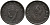 Ирландия 1/2 пенни 1805 Георг III (1760-1820) KM 147.1 медь 1519-141