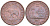 Либерия 1 цент 1942 слон KM 13 бронза 218-1116