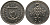 Кипр 50 милей 1981 KM 41 медно-никель UNC 4573-715