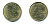 Франция 10 сантимов 1985 тип Марианна KM 929, LE FRANC 144.25 медь алюминий никель 84-1633