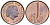 Нидерланды 1 цент 1980 Юлиана (1949-1980) KM 180 бронза UNC 220-523