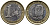 Испания 1 евро 2005 Хуан Карлос I KM 1046 биметалл 4391-233